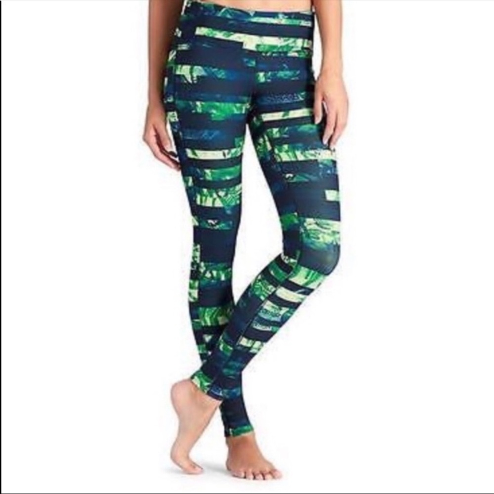 Athleta Floral Flow Chaturanga Tights Leggings XS